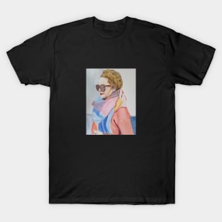 rubia con lentes T-Shirt